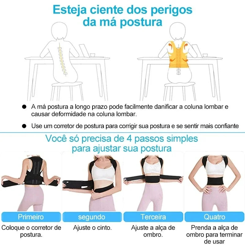 Corretor Postural Pro Elite - UltraConfort